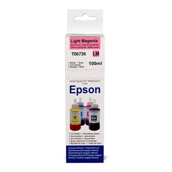 Чернила Revcol T6736, Light Magenta, Dye, 100 мл.